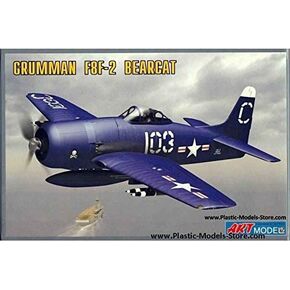 Plastic Model Building Airplane Aircraft Grumman F8F-2 Bearcat US Naval Fighter 1/72 7201