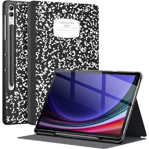 Supveco Case for Samsung Galaxy Tab S9 Plus/S8 Plus/S7 Plus 12.4 Inch with S Pen Holder, Slim Protective case with Auto Sleep/Wake Smart Cover for Galaxy Tab S9+/S8+/S7+ 2023/2022/2021 Tablet, Book