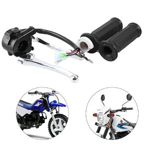 Throttle Housing Start Switch Brake Throttle Housing Lever Grip Assembly Replacement for Yamaha PW50 PY50 Y-Zinger 1981-2009 12012 2013 2014 (One Set, Left + Right Side)