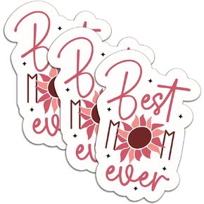 (3Pcs) Good Moms Says Bad Words Sticker Funny Mom Sticker Decal Decorate for Books Laptops Phones Tumbler Waterproof Vinyl for Water Bottle Gifts for Mom Grandma Mama Size 3"x2.7" inch