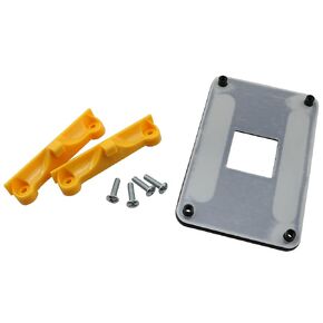 1Pc AM4 Backplane Heatsink Bracket Motherboard CPU Fan Cooling Mounting Sheet Plate for AM4 AMD Socket, Yellow