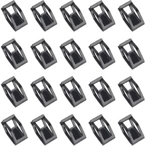 20PCS Car Retainer Clips,Black Metal Car Clips Fasteners for Fixing Dashboard Console Car Interior Accessories,Premium Car Trim Clips Panel Clips Compatible with Audi Ford Toyota