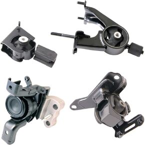 4pcs Motor Mounts Set Kit - Compatible with 2014-2019 Toyota Corolla 1.8L CVT - Engine Mounts