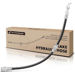A-Premium Front Driver or Passenger Brake Hydraulic Hose Compatible with Mazda Models - 323 1990-1995, 626 1993-2002, MX-3 1992-1996, MX-6 1993-1997, Protege 1990-1998 - Replace# B45543980A