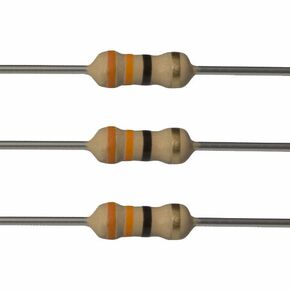 25EP51233R0 33 Ohm Resistors, 1/2 W, 5% (Pack of 25)