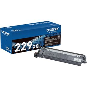 Brother Genuine TN229XXLBK Black Super High Yield Printer Toner Cartridge - Print up to 4,500 Pages(1)
