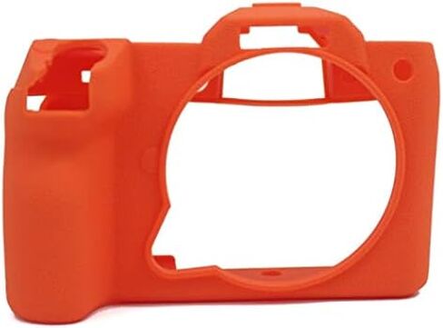 GFX 50S II Case, Fullbody Ultra-thin Lightweight Rubber Soft Silicone Housing Case Bag Cover for Fujifilm Fuji GFX 50S II (Orange) in Saudi Arabia