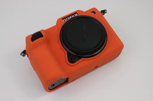 GFX 50S II Case, Fullbody Ultra-thin Lightweight Rubber Soft Silicone Housing Case Bag Cover for Fujifilm Fuji GFX 50S II (Orange) in Saudi Arabia