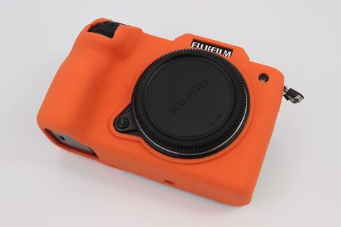 GFX 50S II Case, Fullbody Ultra-thin Lightweight Rubber Soft Silicone Housing Case Bag Cover for Fujifilm Fuji GFX 50S II (Orange) in Saudi Arabia