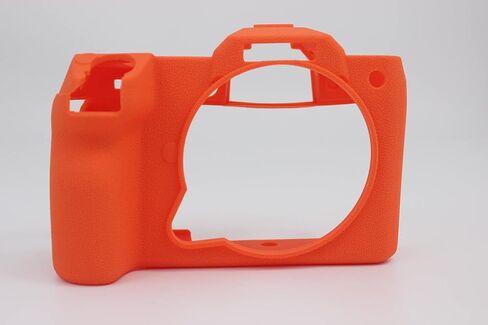 GFX 50S II Case, Fullbody Ultra-thin Lightweight Rubber Soft Silicone Housing Case Bag Cover for Fujifilm Fuji GFX 50S II (Orange) in Saudi Arabia