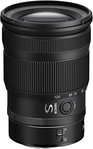 Nikon NIKKOR Z 24-120mm f/4 S Lens, Bundle with Hoya NXT Plus 77mm UV+CPL Filter Kit, Cleaning Kit in Saudi Arabia