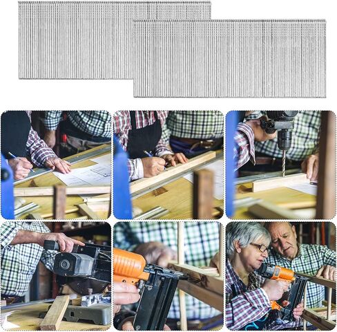 مسامير براد مجلفنة مقاس 18 مقاس 2 بوصة لمسدسات تثبيت المسامير الهوائية والكهربائية، 800 لكل صندوق. in Kuwait