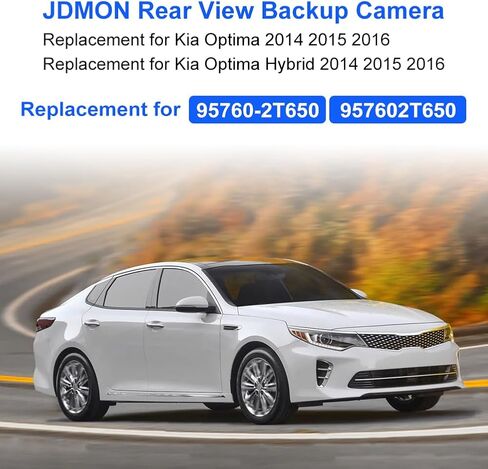 JDMON Backup Camera Replacement for Kia Optima Hybrid 2014 2015 2016 Reverse Rear Park Assist Back Up Camera Replacement for 95760-2T650 957602T650 in Saudi Arabia