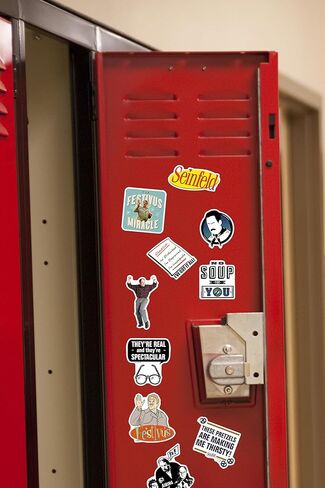 Seinfeld 2nd Variety 50ct Vinyl Large Deluxe Stickers Variety Pack - Laptop, Water Bottle, Scrapbooking, Tablet, Skateboard, Indoor/Outdoor in Kuwait