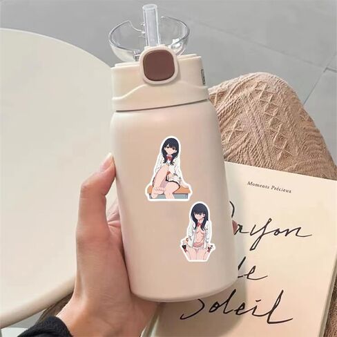 50PCS Anime Sexy Girl Laptop Stickers for Adult, Waterproof Decals Stickers for Water Bottle Laptop Car Bike Luggage Trolley Case Decoration Skateboard Motorcycle (Sexy Girl Stickers Style3) in Saudi Arabia