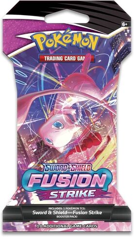 4 حزم TCG 10 Card Booster Pack Sword Shield 08 Fusion Strike in Kuwait