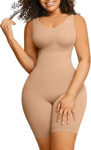 Shapewear Bodysuit for Women Tummy Control Seamless Butt Lifting Thigh Slimmer Full Body Shaper in Saudi Arabia