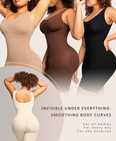 Shapewear Bodysuit for Women Tummy Control Seamless Butt Lifting Thigh Slimmer Full Body Shaper in Saudi Arabia