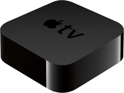 Apple TV 4K HD 32GB مشغل الوسائط المتدفق HDMI مع Dolby Digital والبحث الصوتي عن طريق طرح جهاز التحكم عن بعد Siri، أسود، MQD22LL/A-32G (متجدد) in Saudi Arabia