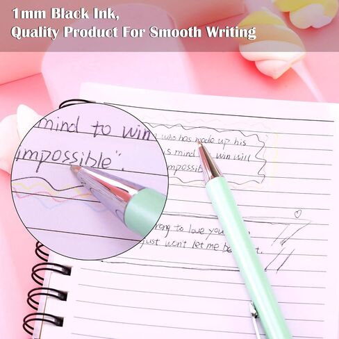 Outus 10 Pieces Inspirational Quotes Pen Motivational Ballpoint Pen with Stylus Tip Employee Appreciation Pens Colorful Metal Black Ink Pens Encouraging Stylus Pen for Christmas Gift in Saudi Arabia
