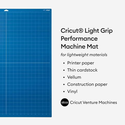 Cricut Light Grip Performance Machine Mat, 24 in x 12 in (2 ct) - Compatible with Cricut Venture in Saudi Arabia