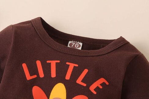 ملابس لحديثي الولادة من الأولاد والبنات لعيد الشكر، ملابس داخلية لعيد الشكر الأول، مجموعة ملابس سروال ديك رومي مخطط in Kuwait