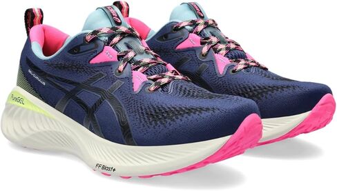 ASICS Women's Gel-Cumulus 25 Trail Shoes, 5.5, Nature Bathing/Lime Green in Saudi Arabia
