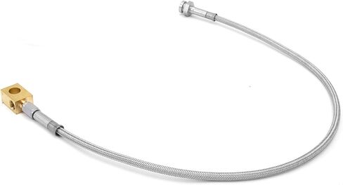 Rugged Ridge | Brake Hose Kit, Rear, Braided Stainless Steel | 16735.04 | Fits 1976-1986 Jeep CJ in Saudi Arabia