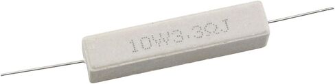 10pcs Cement Resistor 10W Horizontal 3.3 ohm 5% Ceramic Wirewound Resistors Power Resistor in Saudi Arabia