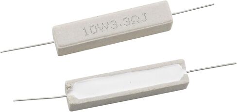 10pcs Cement Resistor 10W Horizontal 3.3 ohm 5% Ceramic Wirewound Resistors Power Resistor in Saudi Arabia