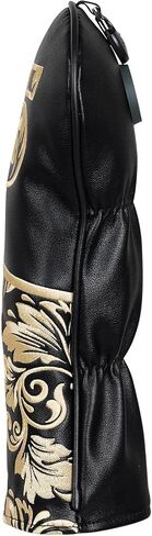 Magnetic Golf Club Covers Single or Set, Golf Head Covers for Woods and Driver Fully Embroidered Classic Patterns Golf Headcover Set in Saudi Arabia