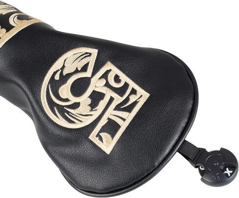 Magnetic Golf Club Covers Single or Set, Golf Head Covers for Woods and Driver Fully Embroidered Classic Patterns Golf Headcover Set in Saudi Arabia