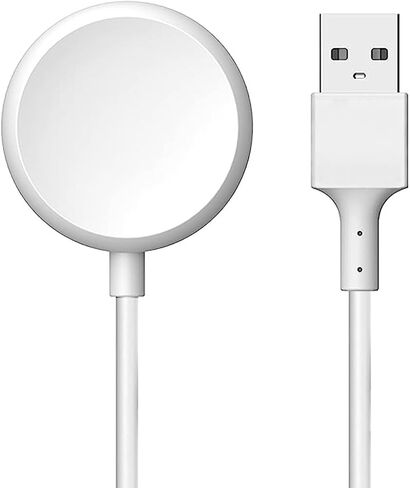 شاحن لساعة Google Pixel، حامل كابل شحن USB-A بديل لساعة Google Pixel (3.3 قدم/1 متر) (أسود) in Saudi Arabia