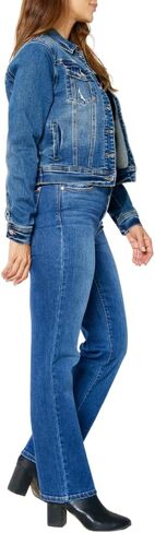 Judy Blue High Waist Hidden Button Fly Dad Jeans in Saudi Arabia