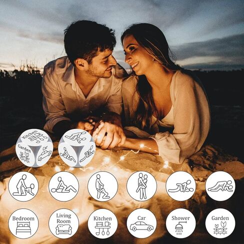 Anniversary for Him Her Sex Game Dice Funny Gifts for Boyfriend Girlfriend Funny Couple Gifts Date Night Ideals Wedding Gifts for Newlyweds Valentines Birthday in Saudi Arabia