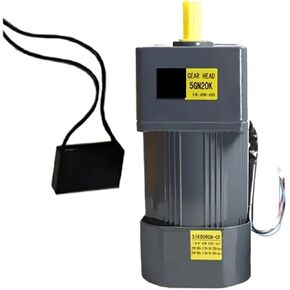 asynchronous motor 60W 220V AC Gear Fixed Speed Motor 5IK60GN-CF Single Phase High Torque Asynchronous Motor Shaft Diameter 12mm(112RPM) in Saudi Arabia
