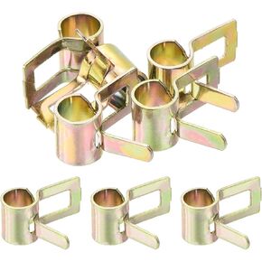 MECCANIXITY ID 5mm 3/16inch Fuel Line Hose Clips, Pipe Clamps,Spring Hose Clamp,Low Pressure Air Clamp, Water Pipe Air Tube Vacuum Hose Clamp Fastener,Pack of 5 in Kuwait