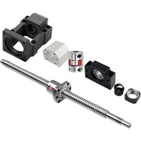 Double nut Ball Screw Control Machine SFU2005 200mm-100mm Ball Screw BF15+C7 HM15-80 Motor Seat+Coupler DSG20H Parts(350mm) in Kuwait