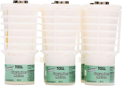 Rubbermaid 402470 Tcell Microtrans Odor Revralizer Encled ، Melon Cucumber ، 1.62 Oz ، 6/Carton in Saudi Arabia