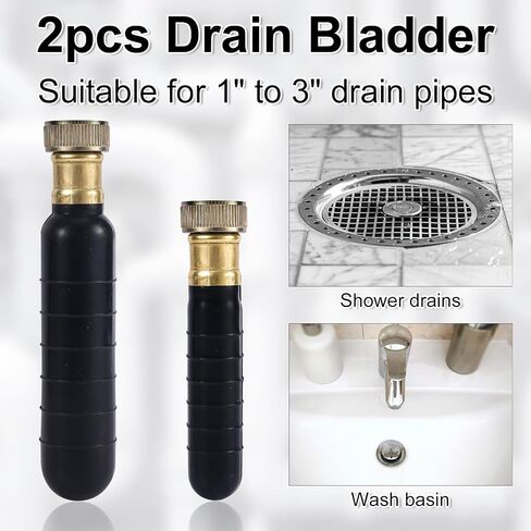 2pcs استنزاف من المثانات ، منظف كينج نزيف المطاط مقابل 1-2 "و 1.5-3" مثانة الأنبوب ، أداة إزالة السد in Saudi Arabia