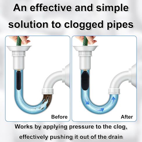 2pcs استنزاف من المثانات ، منظف كينج نزيف المطاط مقابل 1-2 "و 1.5-3" مثانة الأنبوب ، أداة إزالة السد in Saudi Arabia