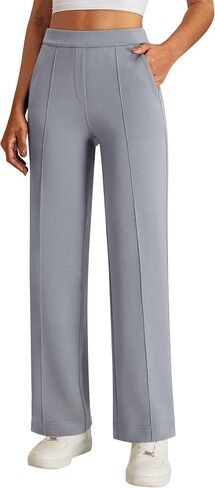 BMJL Women's Work Pants 32" High Waisted Casual Track Pant Yoga Travel Golf Joggers Pockets Slacks Fall Clothes in Saudi Arabia