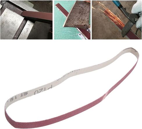 10PCS Ding Belt Aluminium Oxide D for Belt der Parts 533 X 9mm Fine It Kit Abrasive Band St for Wood Polishing Furniture Polishing Tool and Hardware Accessory (100#) in Saudi Arabia