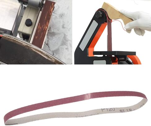 10PCS Ding Belt Aluminium Oxide D for Belt der Parts 533 X 9mm Fine It Kit Abrasive Band St for Wood Polishing Furniture Polishing Tool and Hardware Accessory (100#) in Saudi Arabia