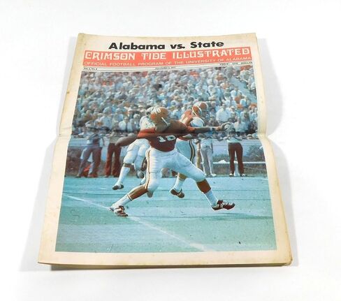 1972 Alabama State at Alabama College Football Program 11-4-72 - College Programs in Saudi Arabia