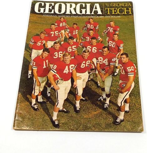 1966 Georgia Tech at Georgia College Football Program 11-26-66 - College Programs in Saudi Arabia