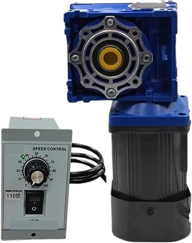 asynchronous motor RV40 110V 120W AC Worm Gear Motor With Speed Reducer Speed Regulator High Torque Motor Adjustable speed Can CW CCW(0-13.5RPM) in Saudi Arabia