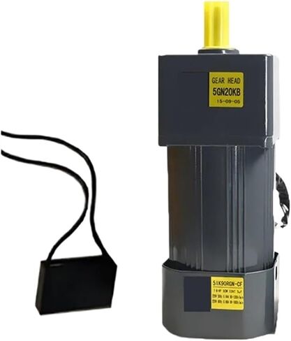 محرك غير متزامن 90W 220V AC موجه ذات سرعة ثابتة محرك أحادي المرحلة عالية العزم 5IK90GN-CF قطر العمود المحرك غير المتزامن 15 مم (140 دورة في الدقيقة) in Saudi Arabia