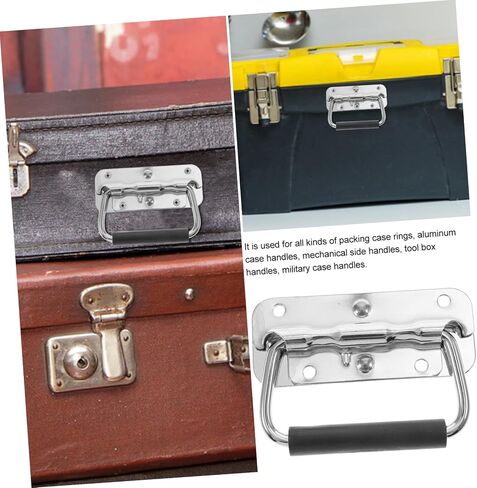 PRETYZOOM 5sets Spring Loaded Surface Mount Handle Boat Handle Replacement Flush Mounted Door Stainless Steel 4pcs*5 in Saudi Arabia