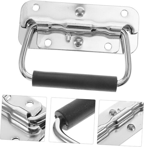 PRETYZOOM 5sets Spring Loaded Surface Mount Handle Boat Handle Replacement Flush Mounted Door Stainless Steel 4pcs*5 in Saudi Arabia